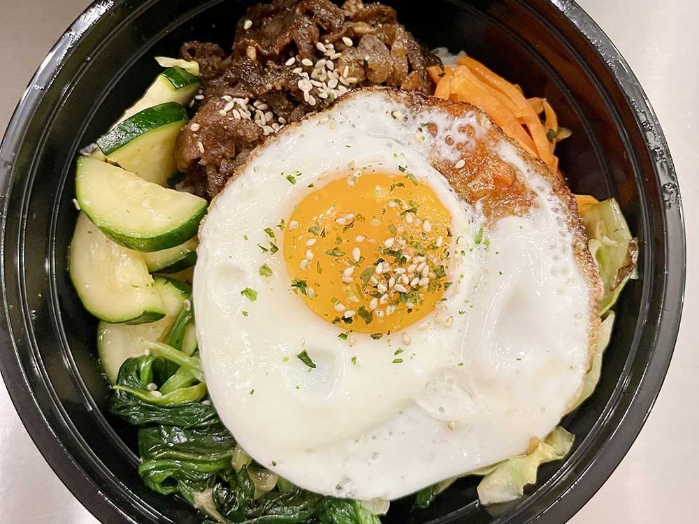Bibimbap (Beef/Tofu) — $18.99 / $16.99